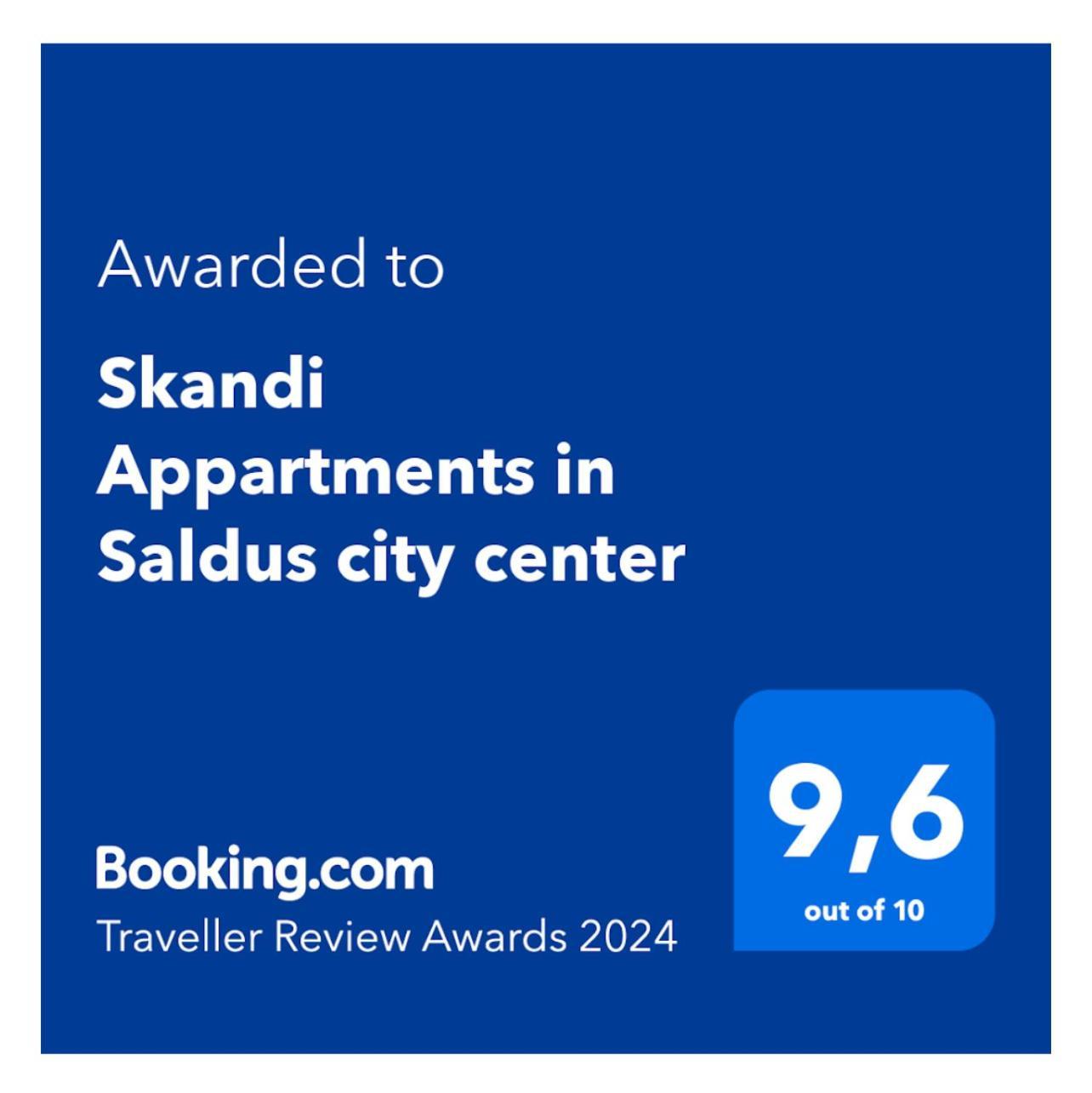 Skandi Appartments In Saldus City Center Eksteriør billede